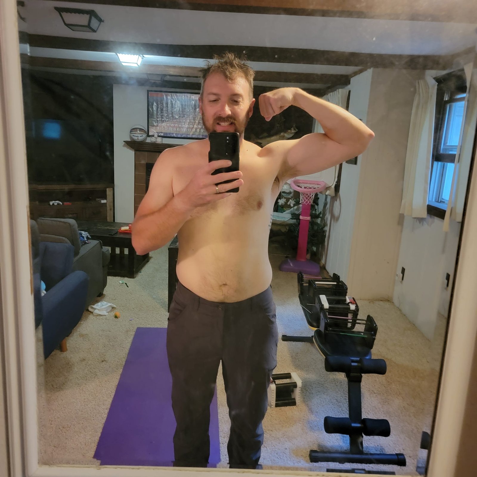 Later progress photo from Andrew's original client spotlight